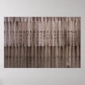 漢字文字搭載 ポスター (正面)