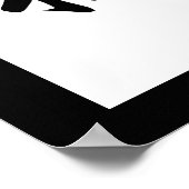 漢字日本のキツネ – 狐 ポスター (角)