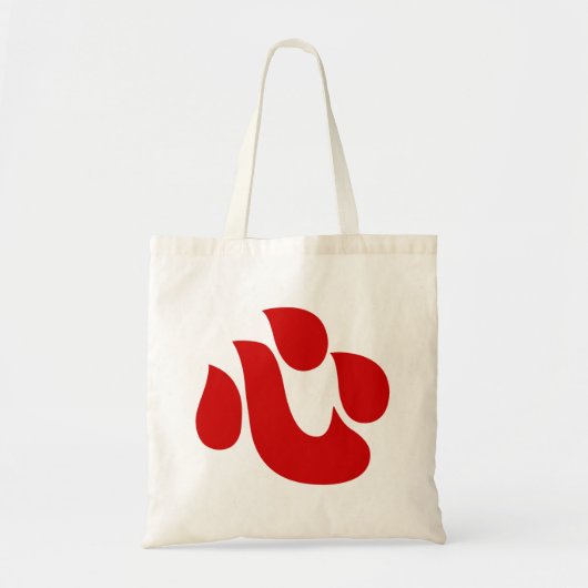 漢字日本のハート【新・心】 心 トートバッグ (正面)