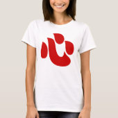 漢字日本のハート【新・心】 心 Tシャツ (正面)