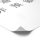 漢字日本の表 – 五年生 ポスター (角)