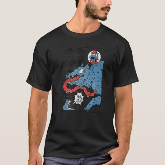 漢字日本の魔鬼鬼 Tシャツ (正面)