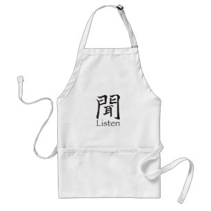 漢字聞キャラクター スタンダードエプロン