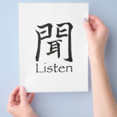 漢字聞キャラクター チラシ (手)