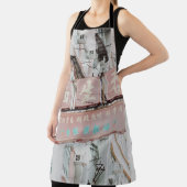 漢字赤と白文字看板 エプロン (インサイチュ)