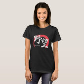 漢字野望/野心 漢字書道デザイン Tシャツ (正面フル)
