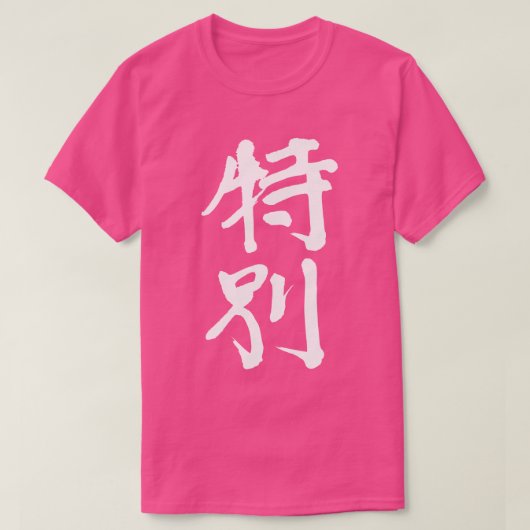 [漢字]とても特別なTシャツ Tシャツ (デザイン正面)