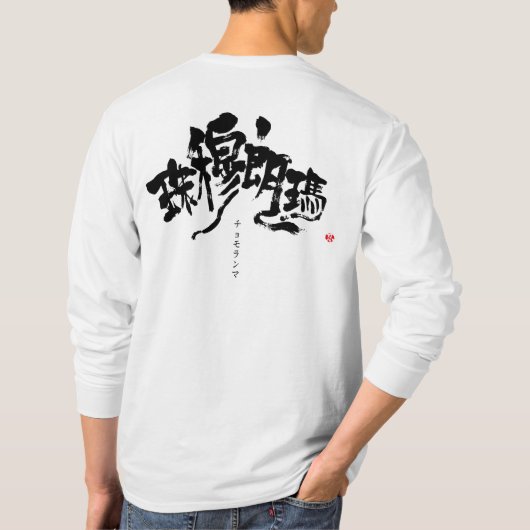 【漢字】エベレスト長袖 Tシャツ (裏面)