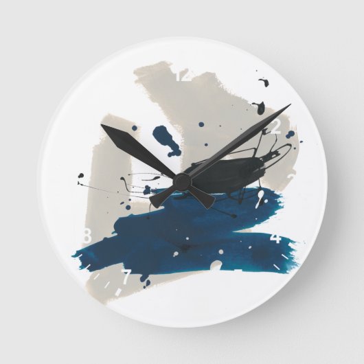 漢字 ラウンド壁時計 (正面)