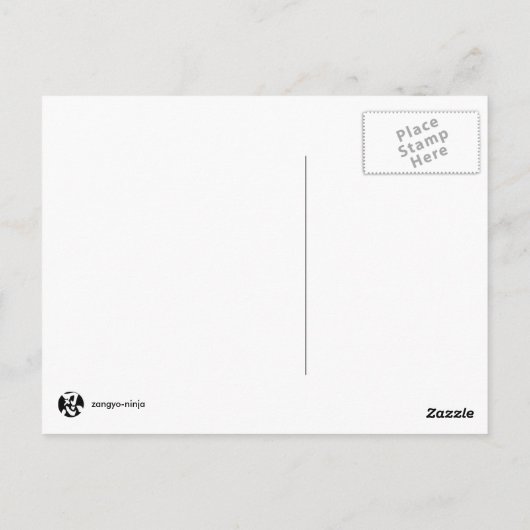 [漢字]友だち ポストカード (裏面)