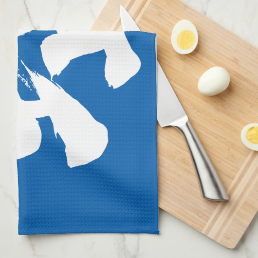 【漢字】塩 キッチンタオル (四つ折り)