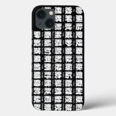 【漢字】多くの種類の寿司文字 Case-Mate iPhoneケース (裏面)