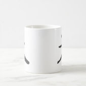 漢字(天国)のクラシックなマグ コーヒーマグカップ (中央)