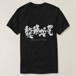 [漢字]明るい始まりと鈍い終わり Tシャツ