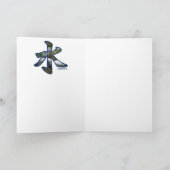 漢字：水 – グリーティングカード (内部)