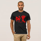 【漢字】神業(赤文字) Tシャツ (正面フル)