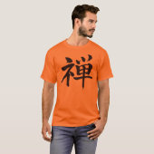 【漢字】禅 Tシャツ (正面フル)