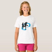 漢字 絆 日本の書道 Tシャツ (正面フル)