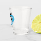 漢字 絆/結び 日本の書道 ショットグラス (右)