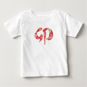 漢字、2023年正月 ベビーTシャツ