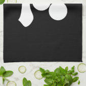 漢数字の1つ星と3つ星 キッチンタオル (折り畳み)