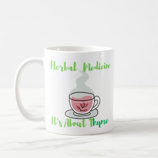 漢方薬 – It's About Thyme コーヒーマグカップ (左)