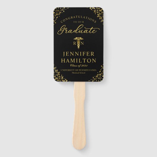 漢院大学院医学系研究科おめでとうございます ハンドファン (正面)