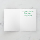 漫ユーモアのある画の祝日/クリスマスカード カード (内部)