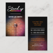 漫才師を立ち上がる 名刺 (正面/裏面)