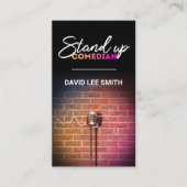 漫才師を立ち上がる 名刺 (正面)