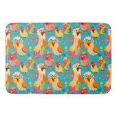 漫画おもしろいお洒落抽象芸術 バスマット (正面)