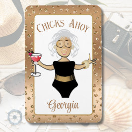 漫画おもしろいことわざブラウンアダートレディークルーズドア マグネット