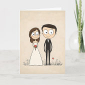 漫画おもしろいのカップル結婚ズ 招待状 (正面)