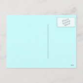 漫画おもしろいのクリスマスペンギン。 シーズンポストカード (裏面)