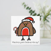 漫画おもしろいのクリスマスロビン シーズンカード (スタンド正面)