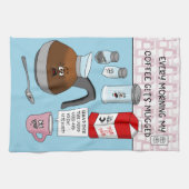 漫画おもしろいのコーヒーパン キッチンタオル (横)