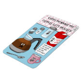 漫画おもしろいのコーヒーパン マグネット (左側)