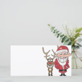 漫画おもしろいのサンタとルドルフ シーズンカード (スタンド正面)