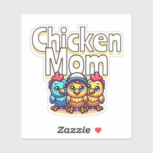 漫画おもしろいのチックス |チキンママ シール (シート)
