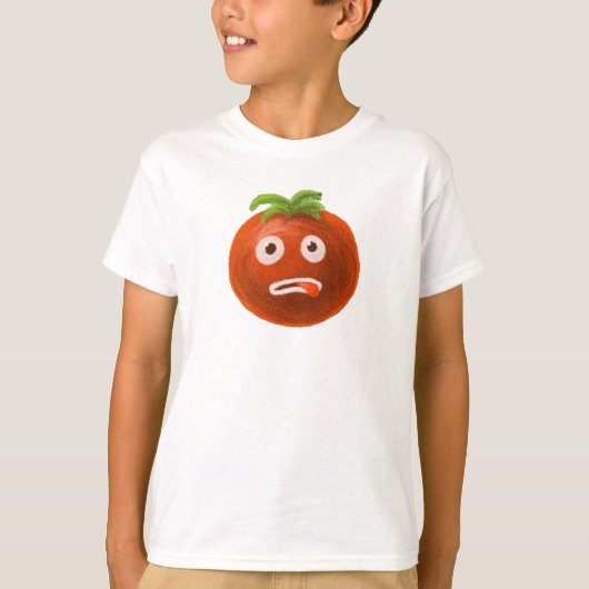 漫画おもしろいのトマトキッズ Tシャツ (正面)