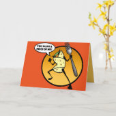 漫画おもしろいのバリ空白のト挨拶カード カード (黄色い花)