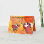 漫画おもしろいのバレンタインデーハート シーズンカード (正面)