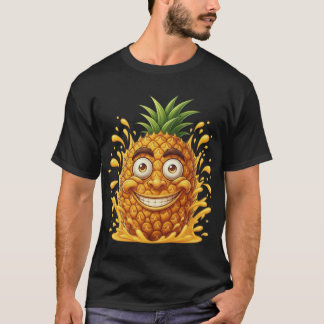 漫画おもしろいのパイナップルのパッシング・ジュース Tシャツ