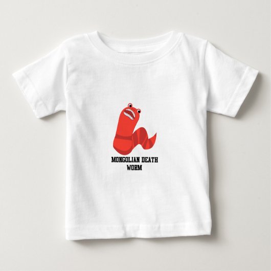 漫画おもしろいのモンゴル人死の前兆 ベビーTシャツ (正面)