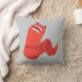 漫画おもしろいのモンゴル死の虫 クッション (ブランケット)