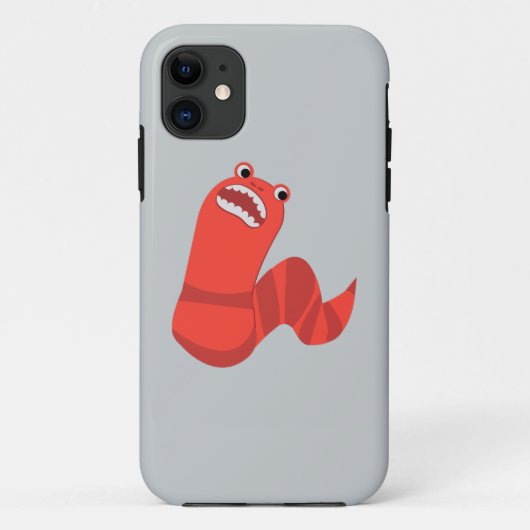 漫画おもしろいのモンゴル死の虫 Case-Mate iPhoneケース (裏面)