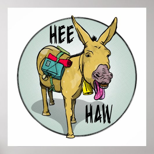 漫画おもしろいのロバ・ヒュー ポスター (正面)