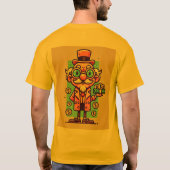 漫画おもしろいの伯父のスクルージTシャツ» Tシャツ (裏面)