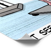 漫画おもしろいの医学検査ポスター ポスター (角)