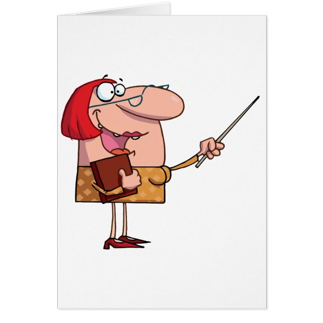 漫画おもしろいの女性先生 (正面)